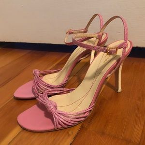 Kate Spade Pink Strappy Heels Size 7